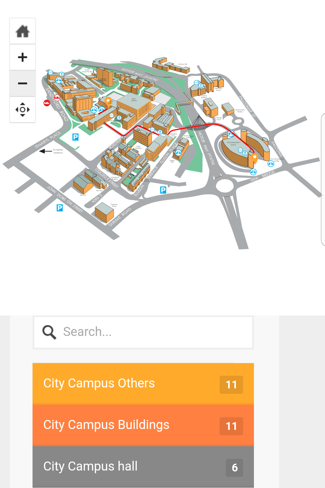 northumbria university wayfinding