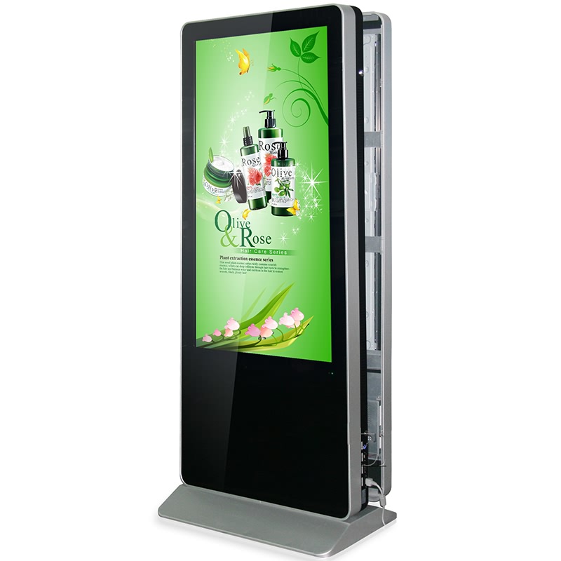 double-sided standing kiosk