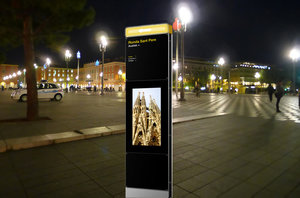 Kiosk deployed outdoors