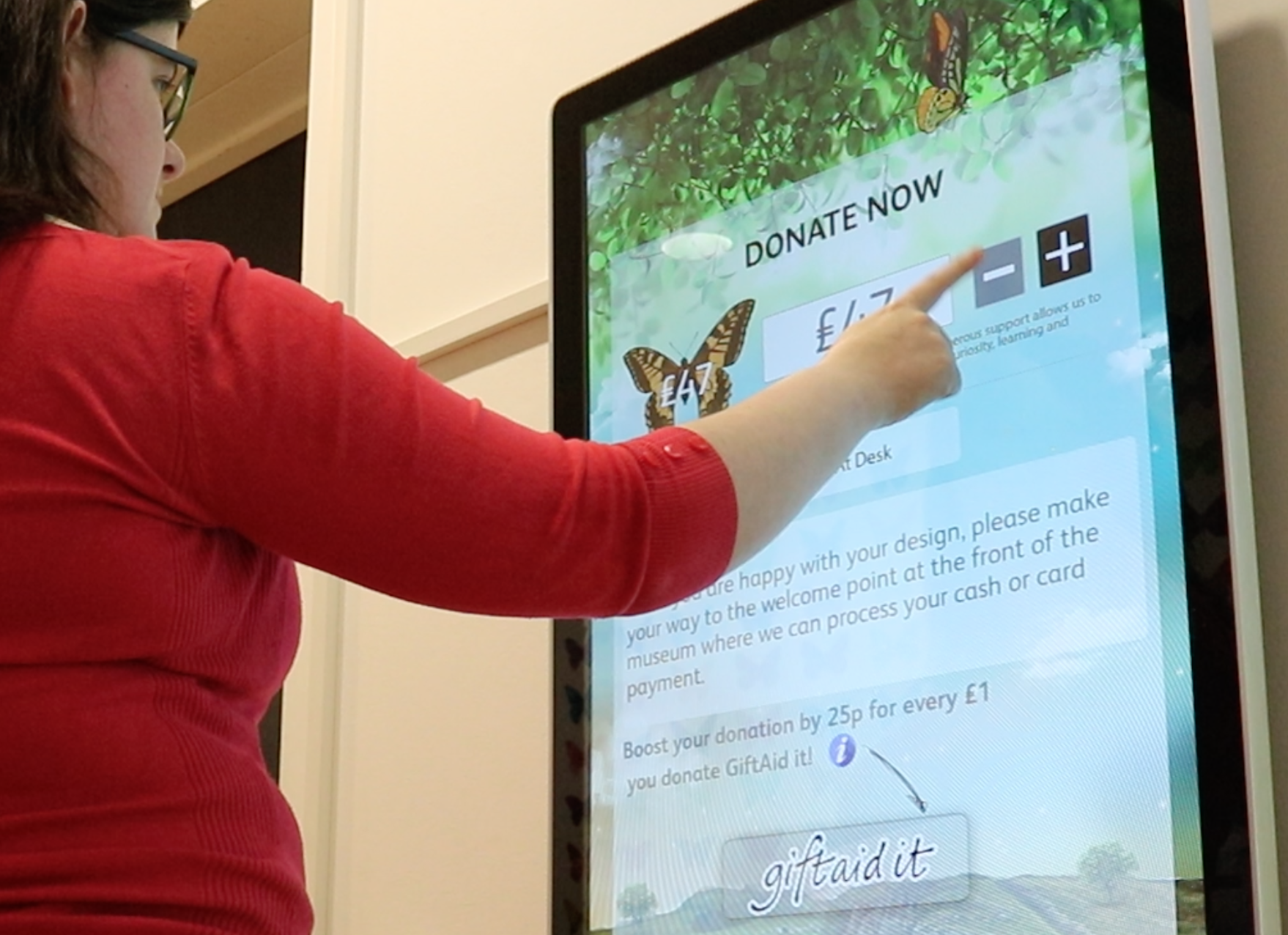 Digital Donations System at Great North Museum