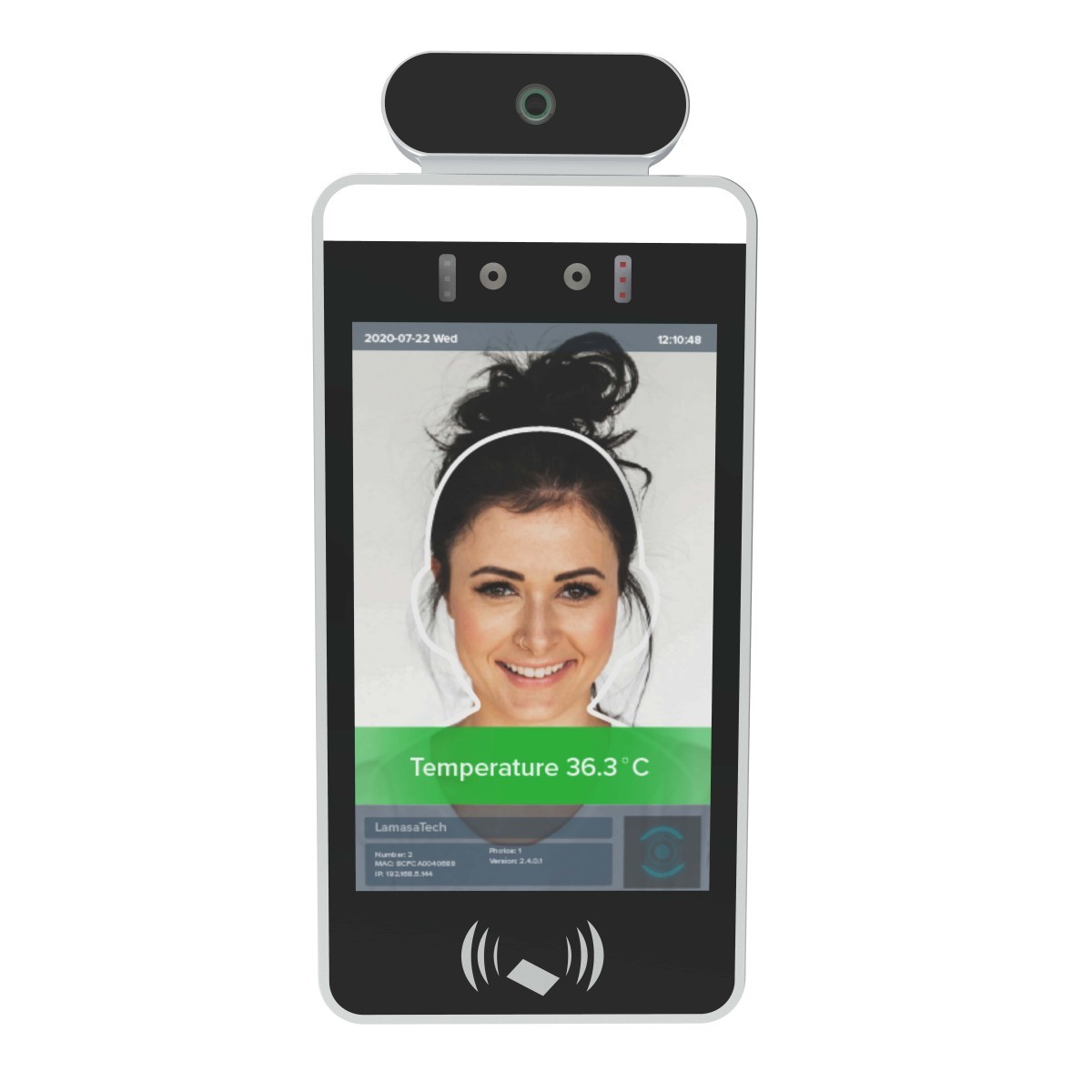Body Temperature Kiosk with Facial Recognition Body Temperature Kiosk with Facial Recognition
