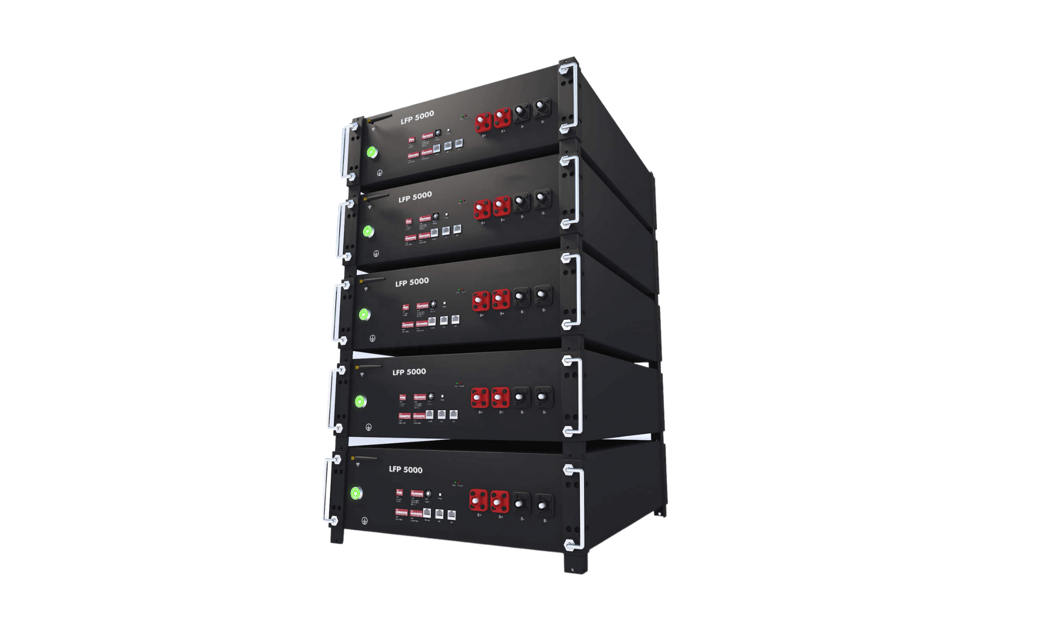 Stacked Solar Battery Storage LFP 5000