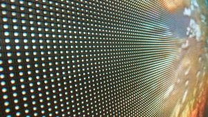 led video wall close up view showing individual pixels