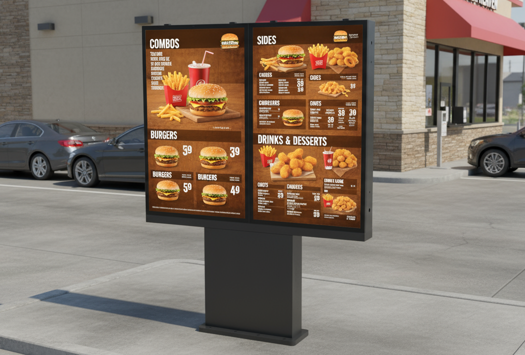 Versi outdoor freestanding kiosk on drive-thru (1) Versi outdoor freestanding kiosk on drive-thru (1)